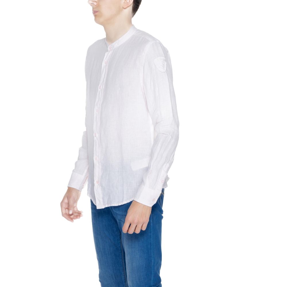 Blauer Multicolor Linen Shirt for Effortless Elegance