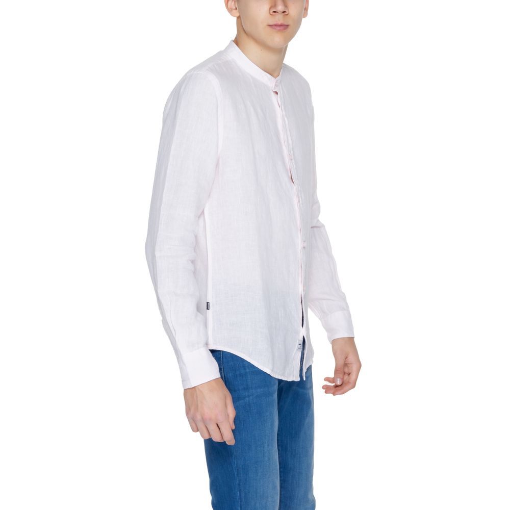 Blauer Multicolor Linen Shirt for Effortless Elegance