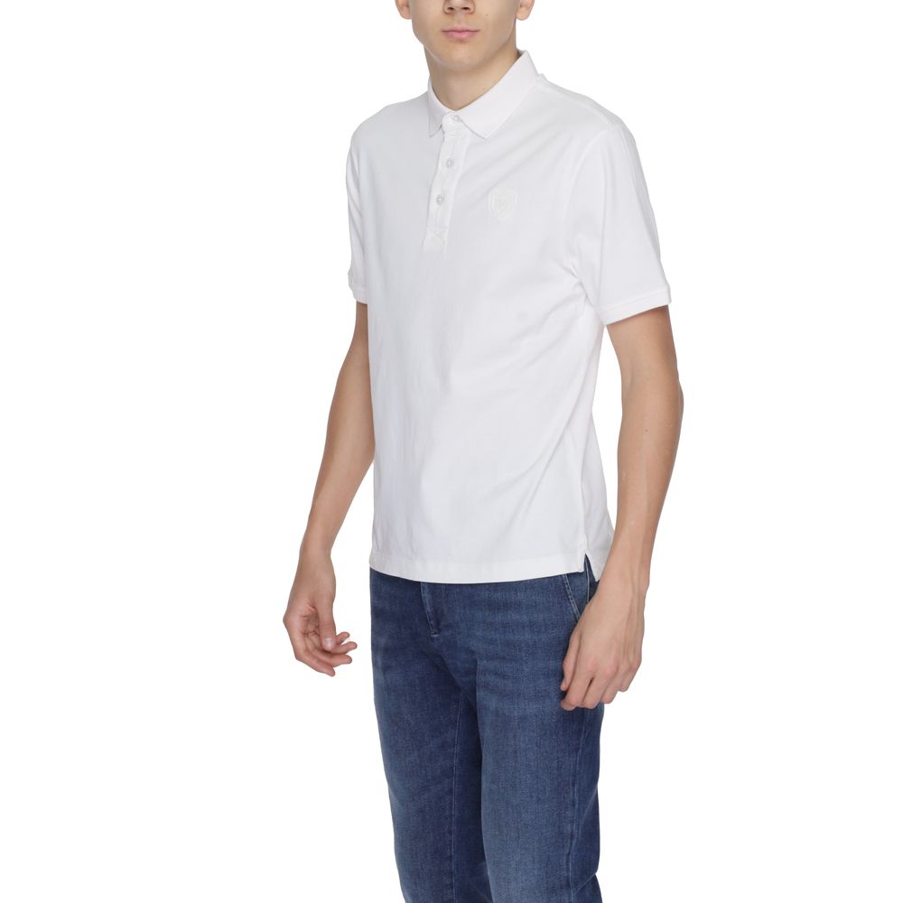 Blauer Cream Cotton Polo Shirt for Timeless Elegance