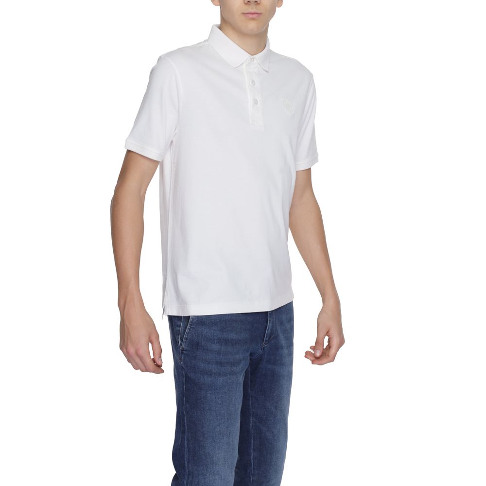 Blauer Cream Cotton Polo Shirt for Timeless Elegance