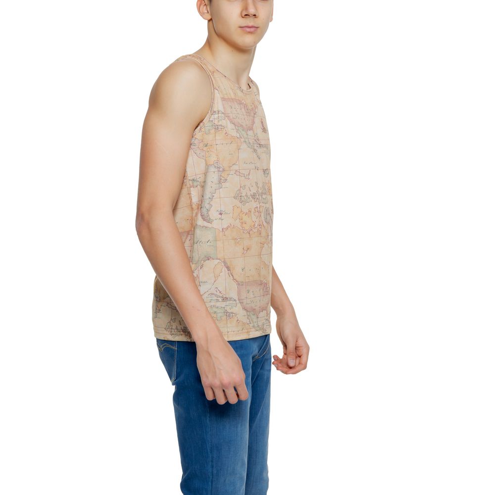 Alviero Martini Prima Classe Beige Cotton T-Shirt for Elevated Style