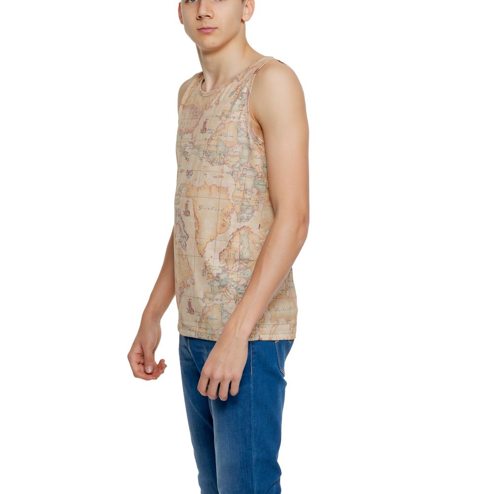 Alviero Martini Prima Classe Beige Cotton T-Shirt for Elevated Style
