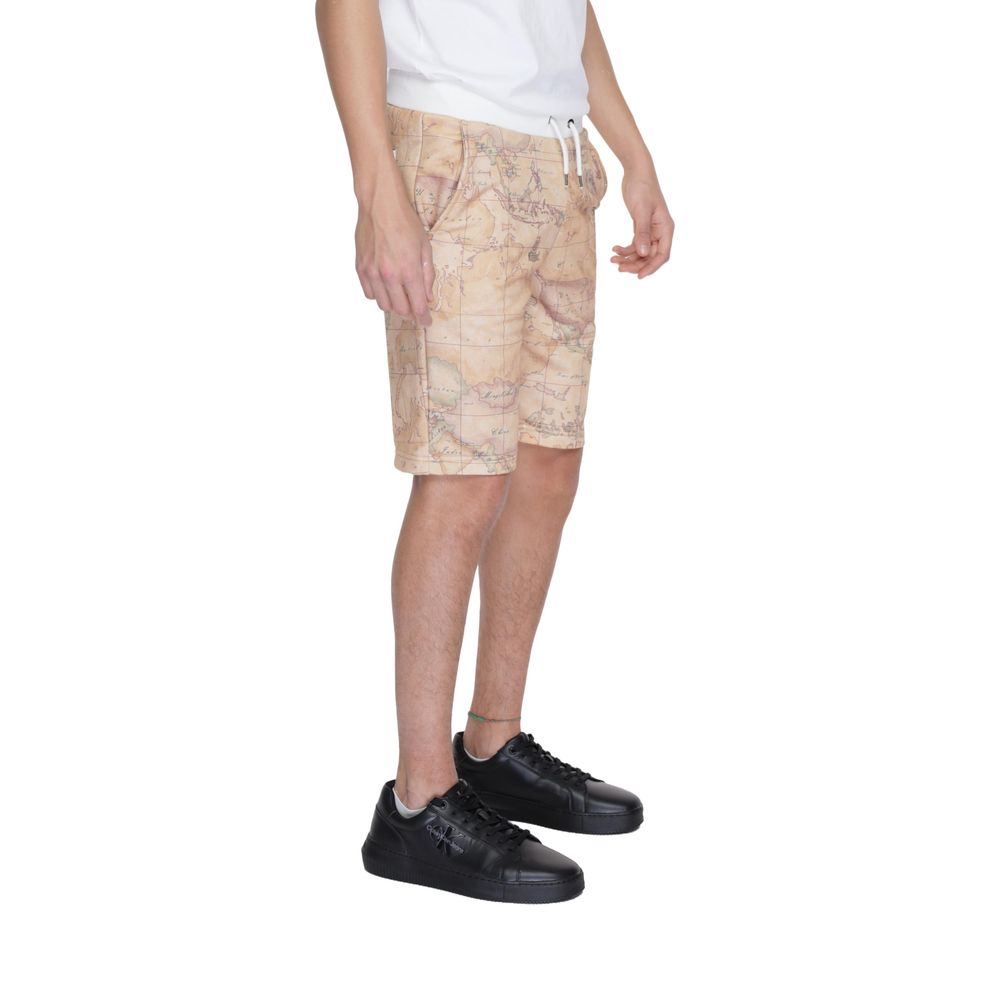 Alviero Martini Beige Cotton Short for Effortless Elegance