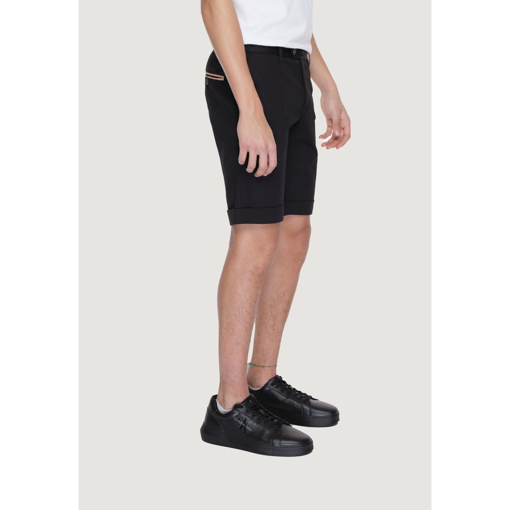 Alviero Martini Prima Classe Black Cotton Shorts
