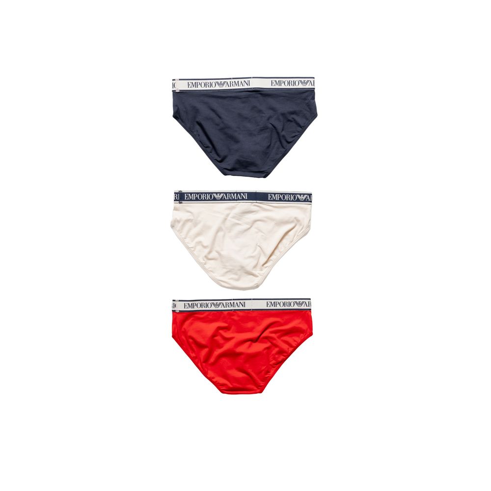 Emporio Armani Red Cotton Underwear Essentials