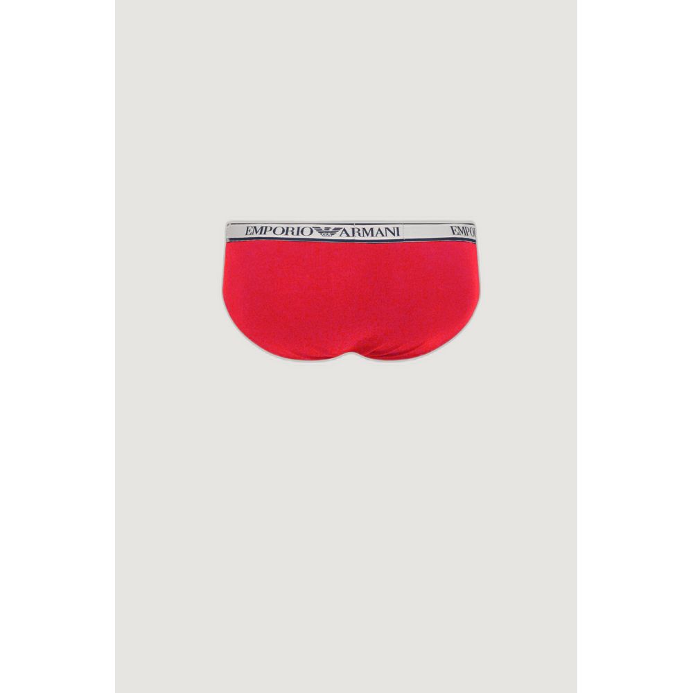 Emporio Armani Red Cotton Underwear Essentials