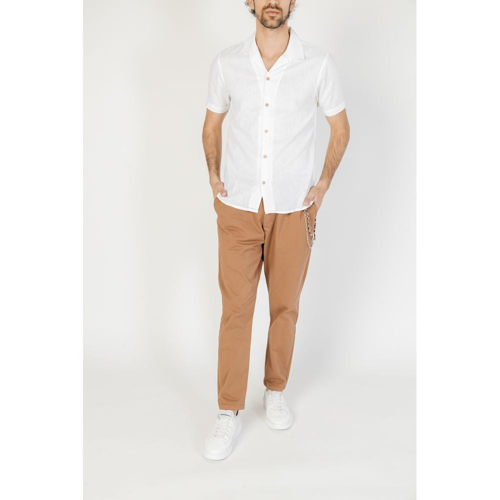 Hamaki-Ho White Linen Shirt for Effortless Elegance