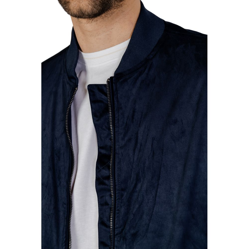 Hamaki-Ho Blue Wool Jacket for Effortless Sophistication