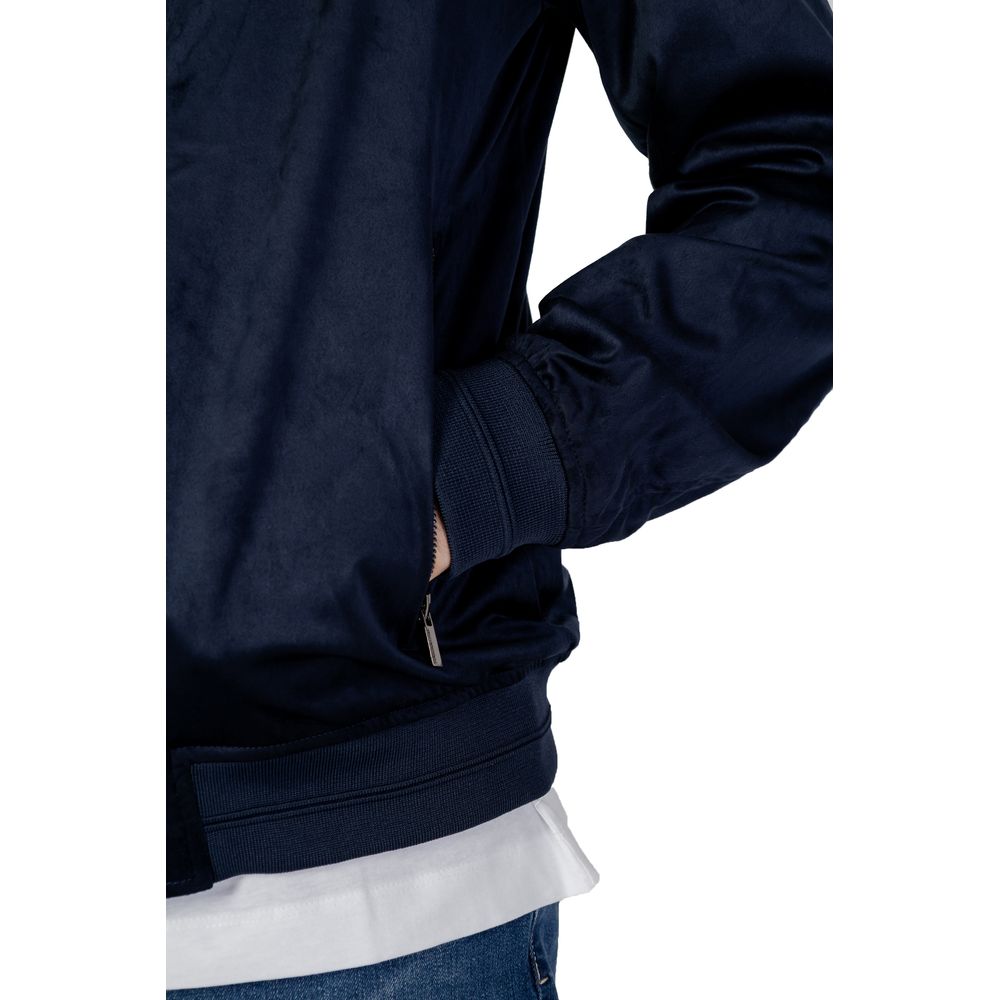 Hamaki-Ho Blue Wool Jacket for Effortless Sophistication