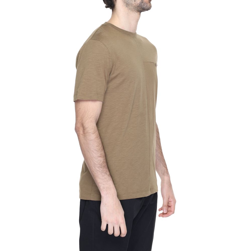 Hamaki-Ho Gray Cotton T-Shirt for Elevated Everyday Style