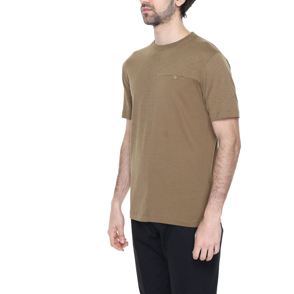 Hamaki-Ho Gray Cotton T-Shirt for Elevated Everyday Style