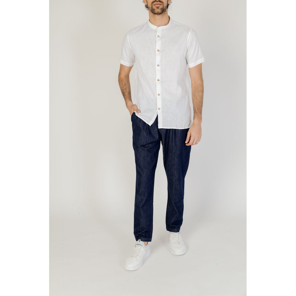 Hamaki-Ho White Linen Shirt for Effortless Elegance