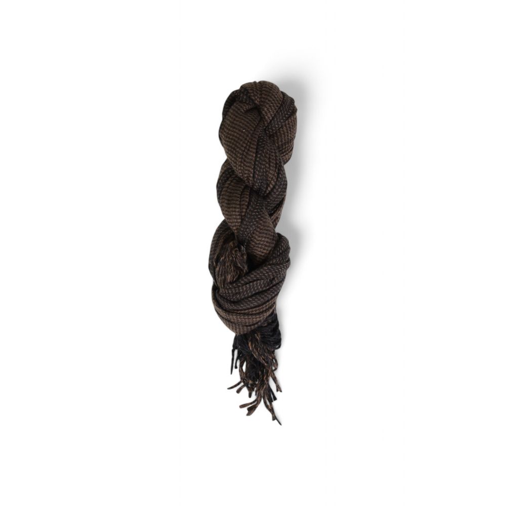 Antony Morato Brown Wool Scarf for Elevated Style