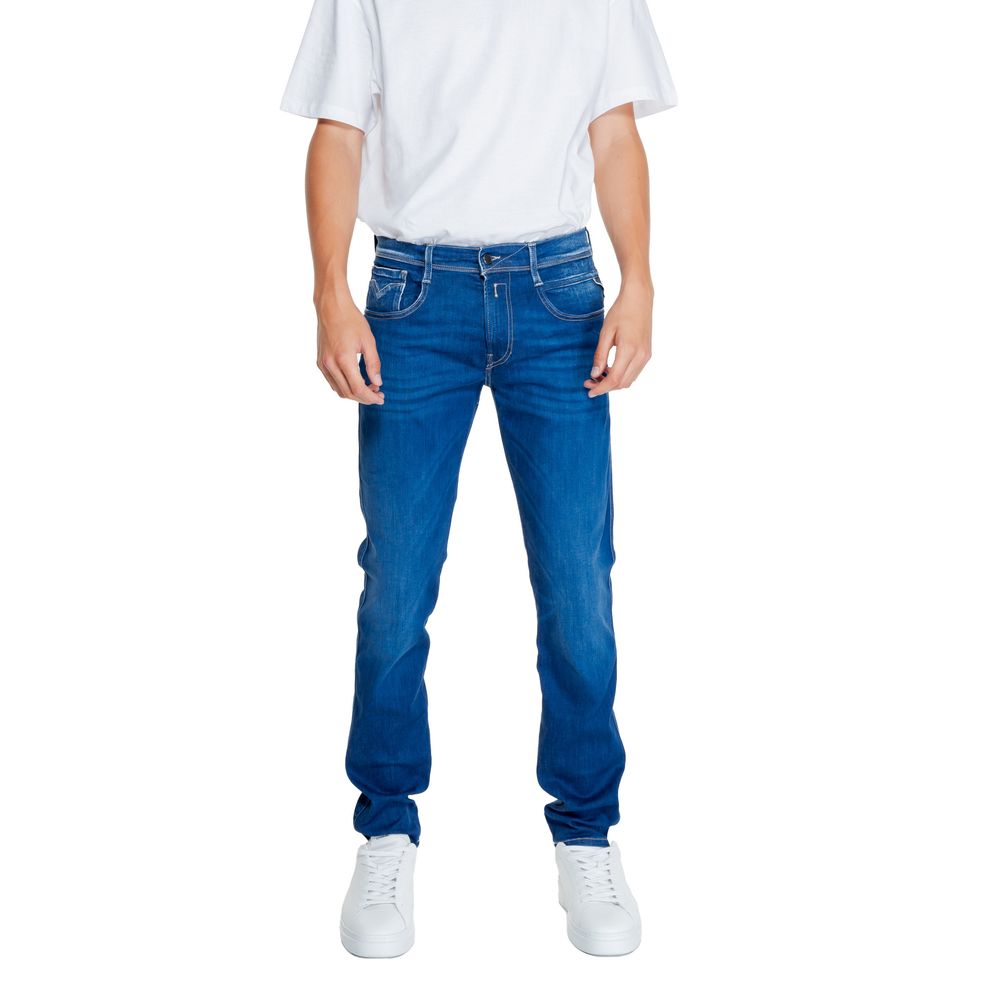 Replay Blue Cotton Jeans for Effortless Elegance