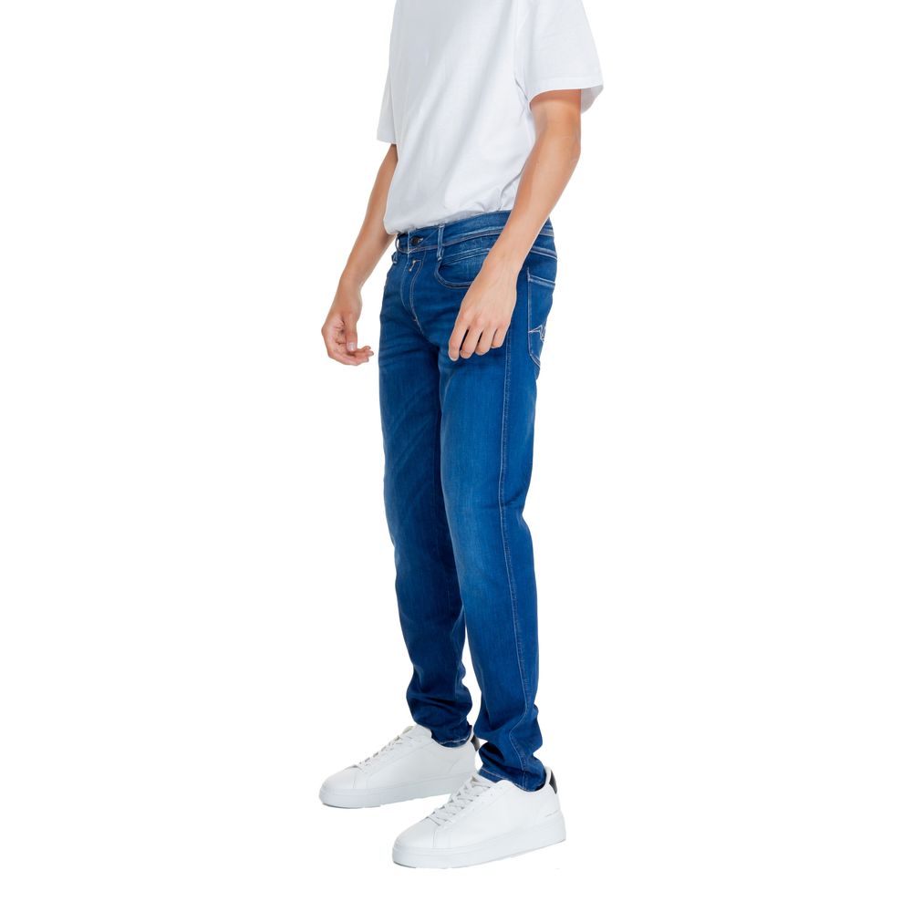 Replay Blue Cotton Jeans for Effortless Elegance