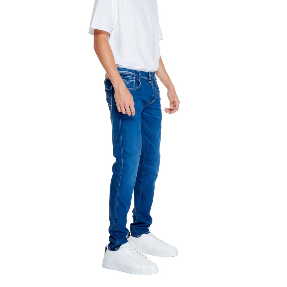Replay Blue Cotton Jeans for Effortless Elegance