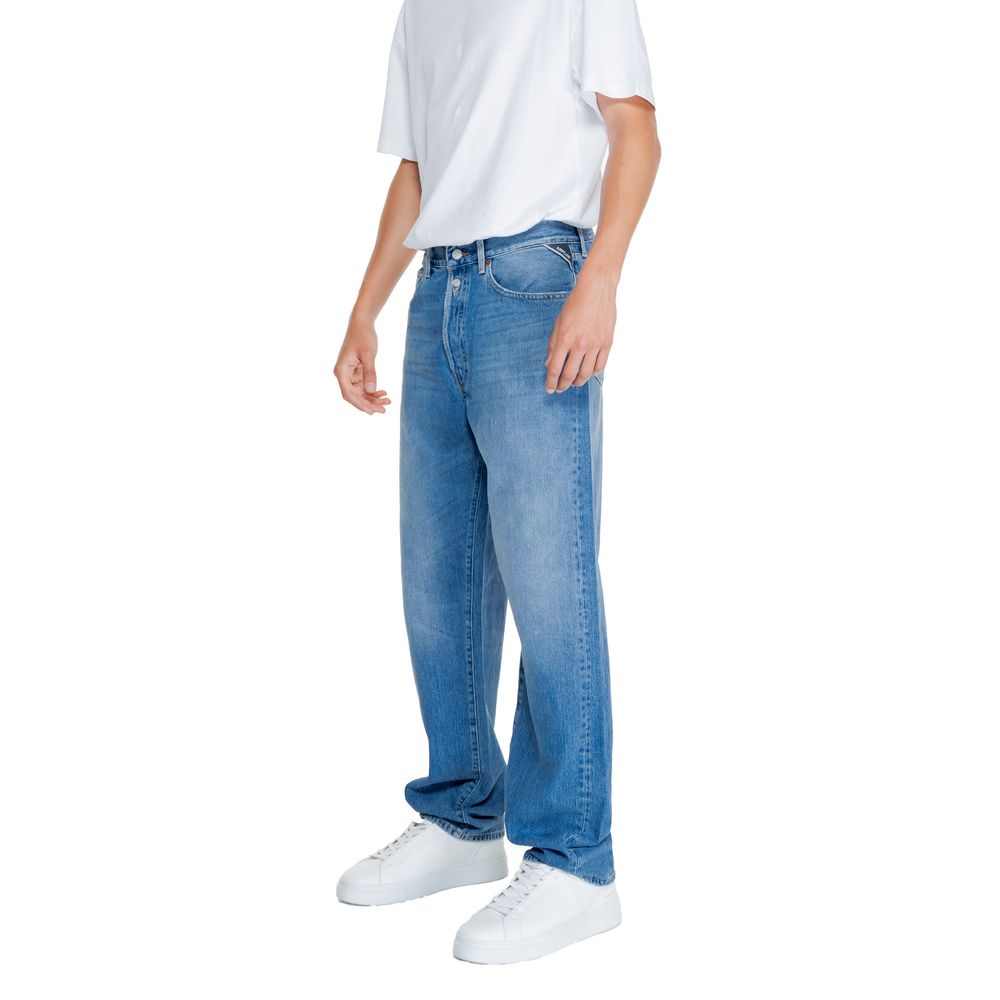 Replay Blue Cotton Jeans for Effortless Elegance