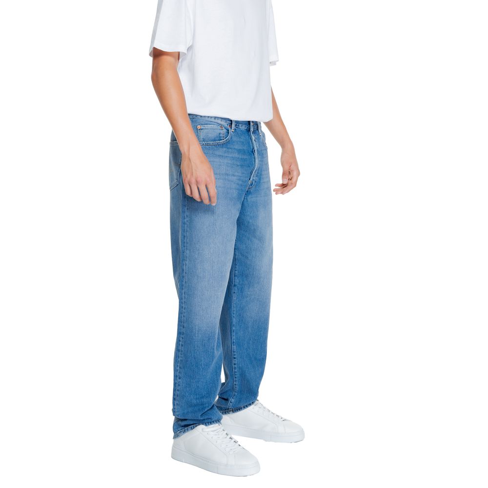 Replay Blue Cotton Jeans for Effortless Elegance