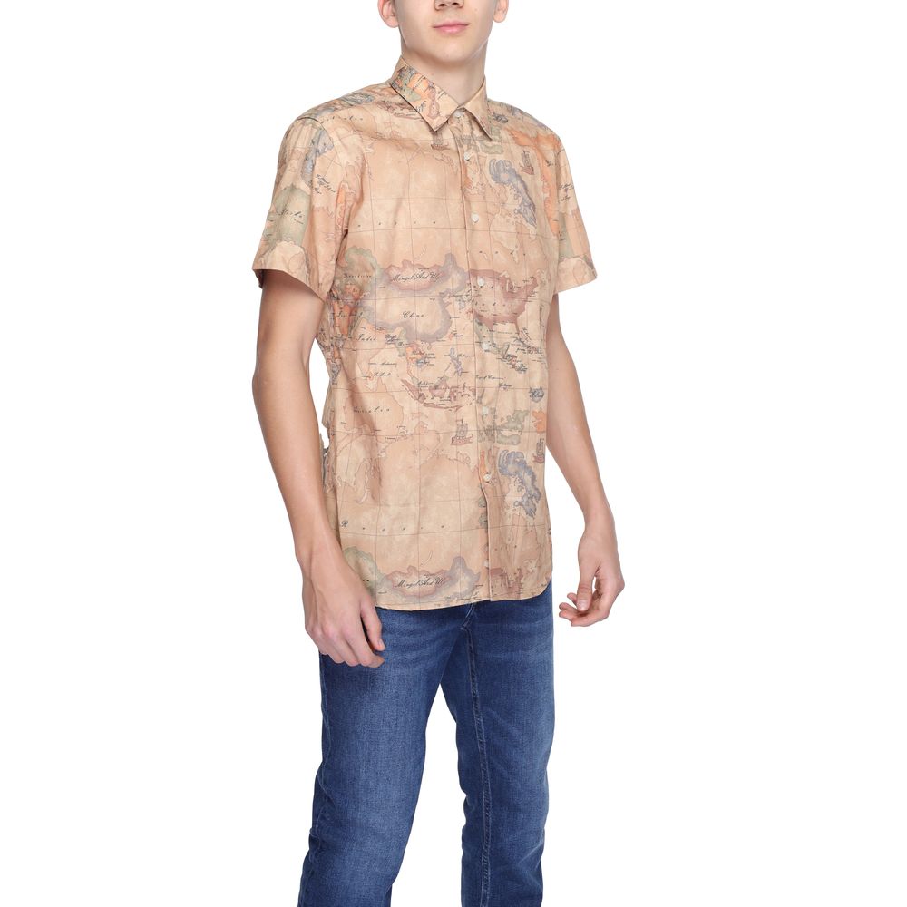 Alviero Martini Prima Classe Beige Cotton Shirt