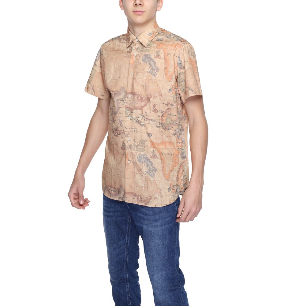 Alviero Martini Prima Classe Beige Cotton Shirt