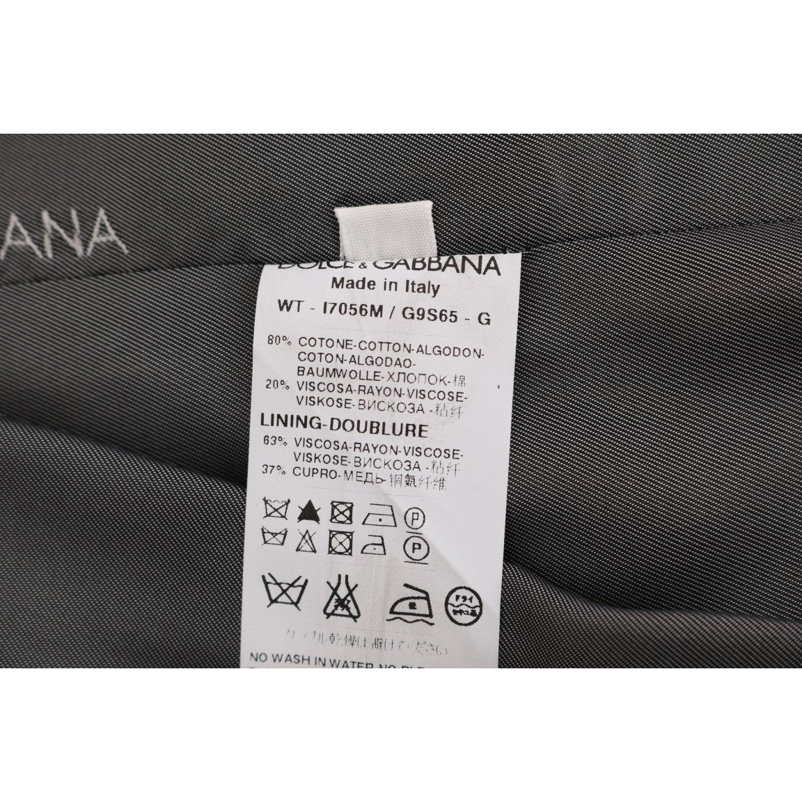 Dolce & Gabbana Black Cotton Waistcoat Vest Elegance