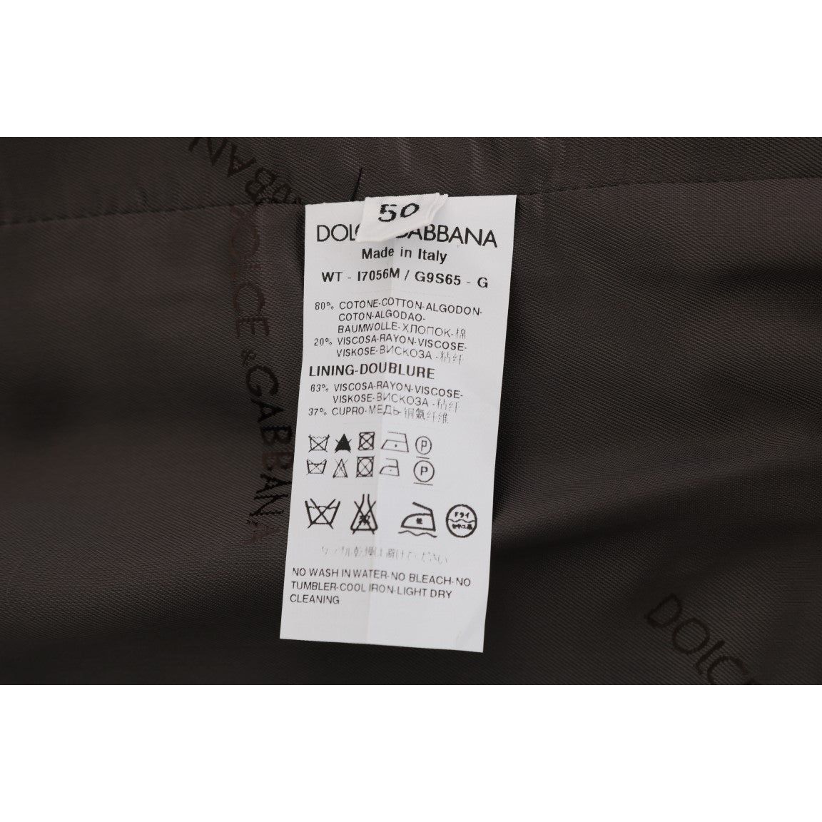 Dolce & Gabbana Gray Cotton Waistcoat Vest