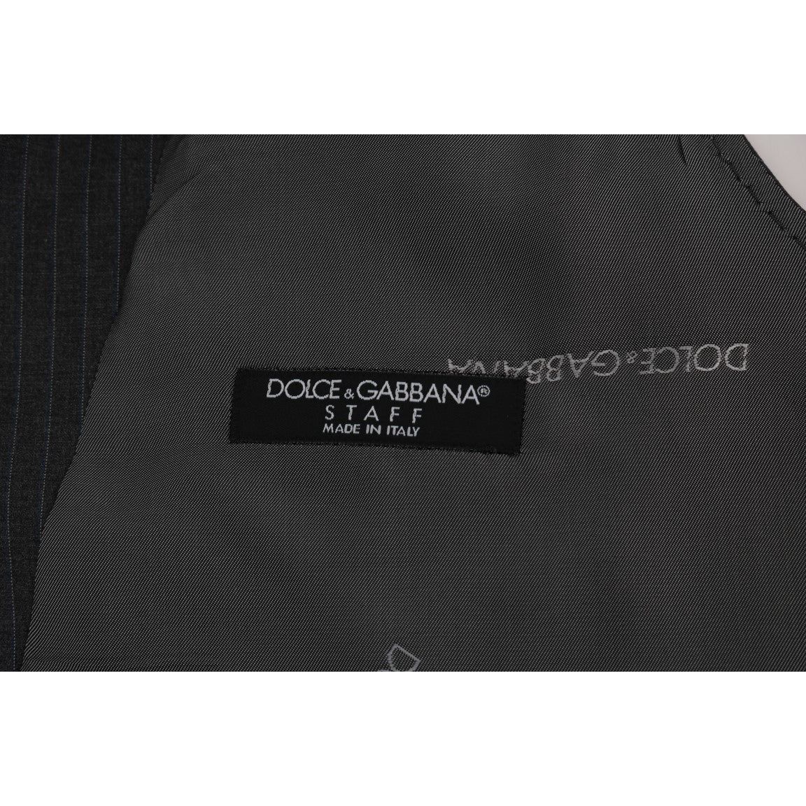 Dolce & Gabbana Gray Cotton Viscose Waistcoat Vest