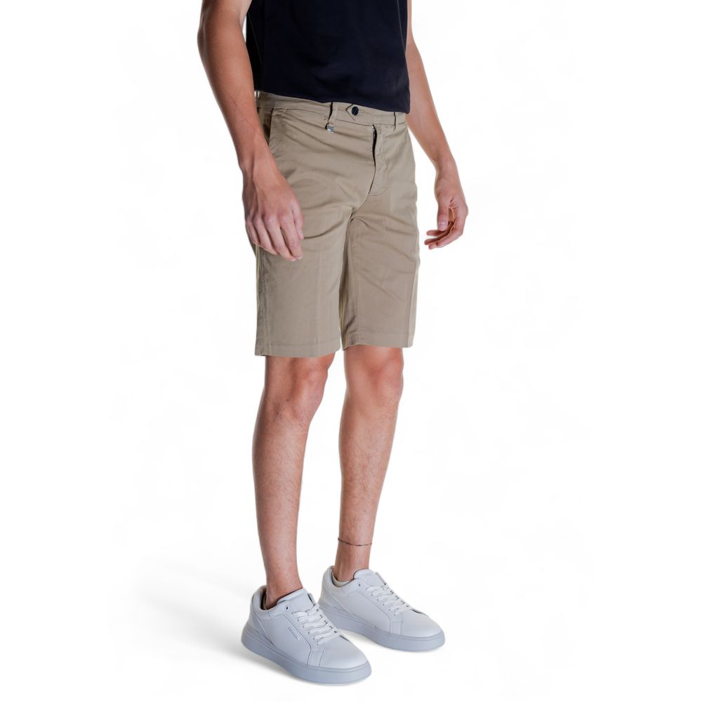 Antony Morato Beige Cotton Short for Elevated Style