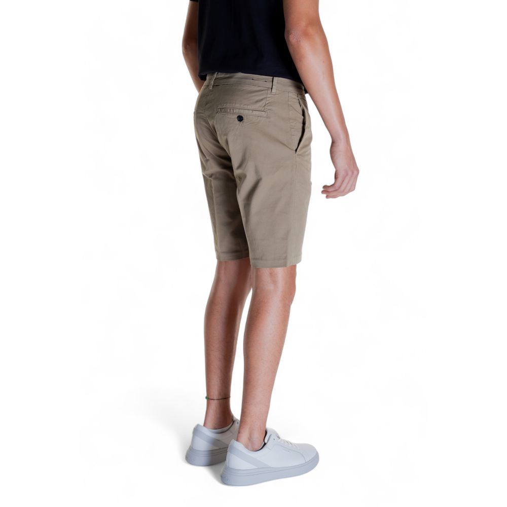 Antony Morato Beige Cotton Short for Elevated Style