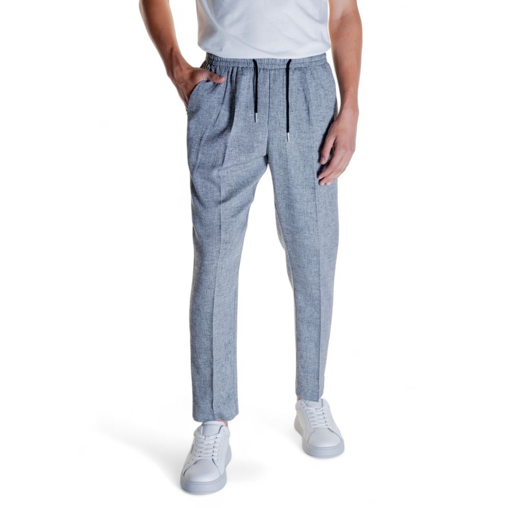 Antony Morato Black Linen Jeans & Pant for Effortless Elegance