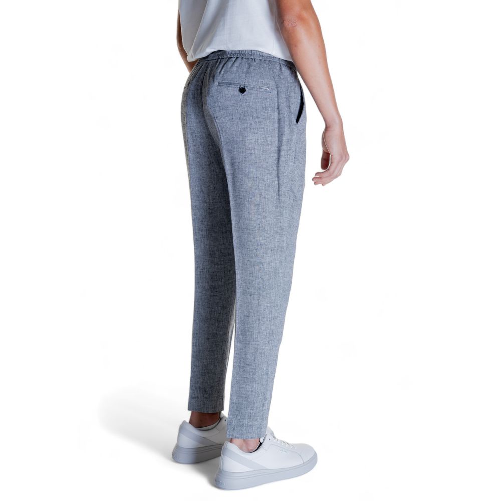 Antony Morato Black Linen Jeans & Pant for Effortless Elegance