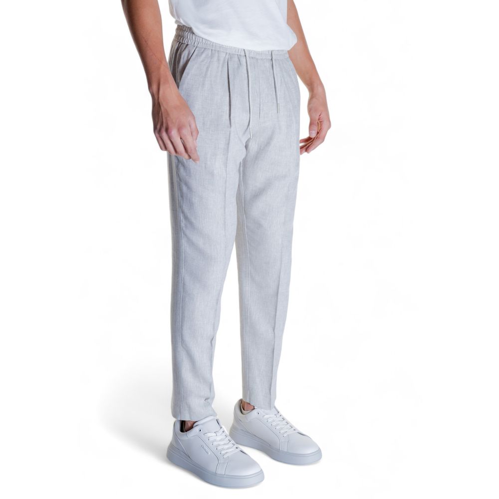 Antony Morato Beige Linen Jeans & Pant for Effortless Elegance