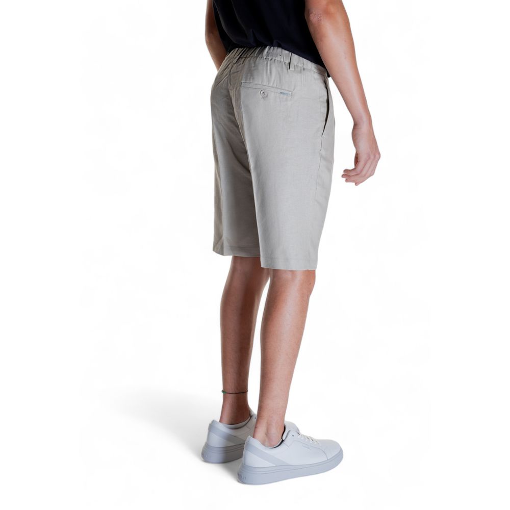 Antony Morato Beige Linen Short for Effortless Elegance