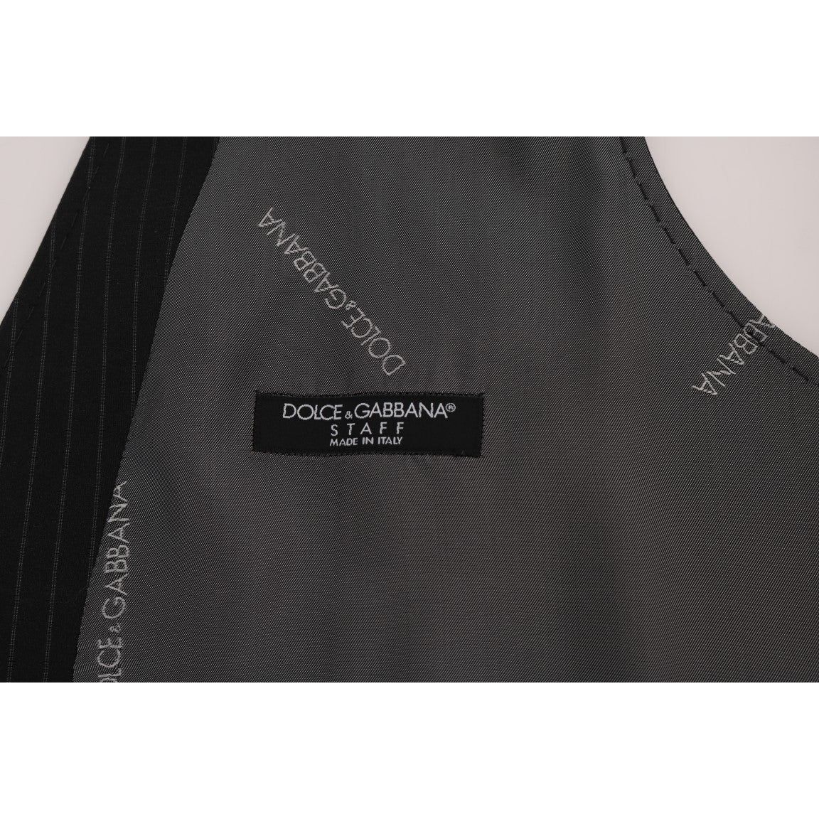 Dolce & Gabbana Gray Cotton Viscose Waistcoat Vest