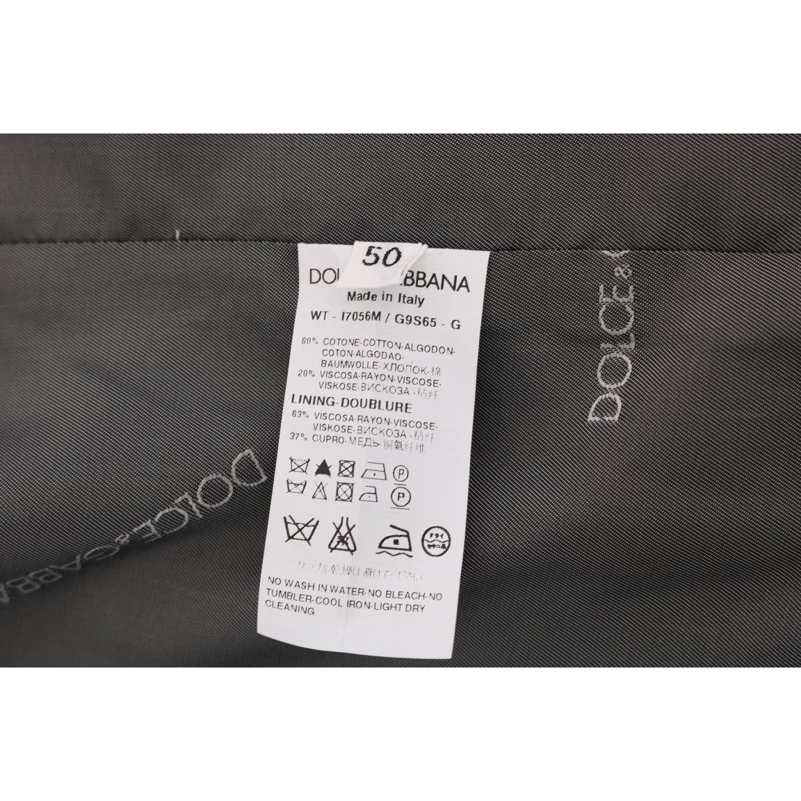Dolce & Gabbana Gray Cotton Viscose Waistcoat Vest