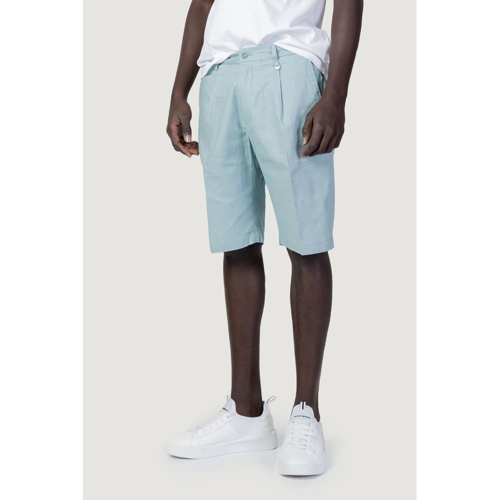 Antony Morato Green Cotton Short for Effortless Elegance
