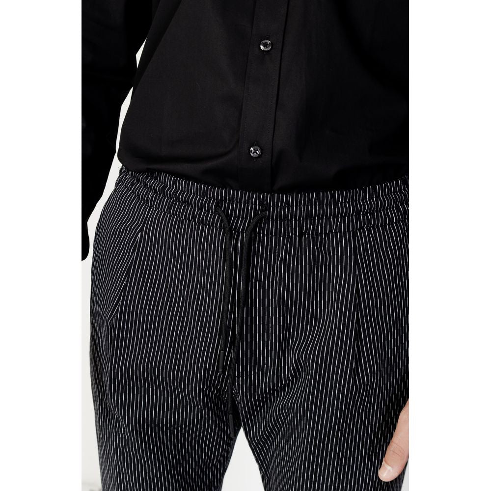 Antony Morato Black Cotton Jeans for Elevated Style