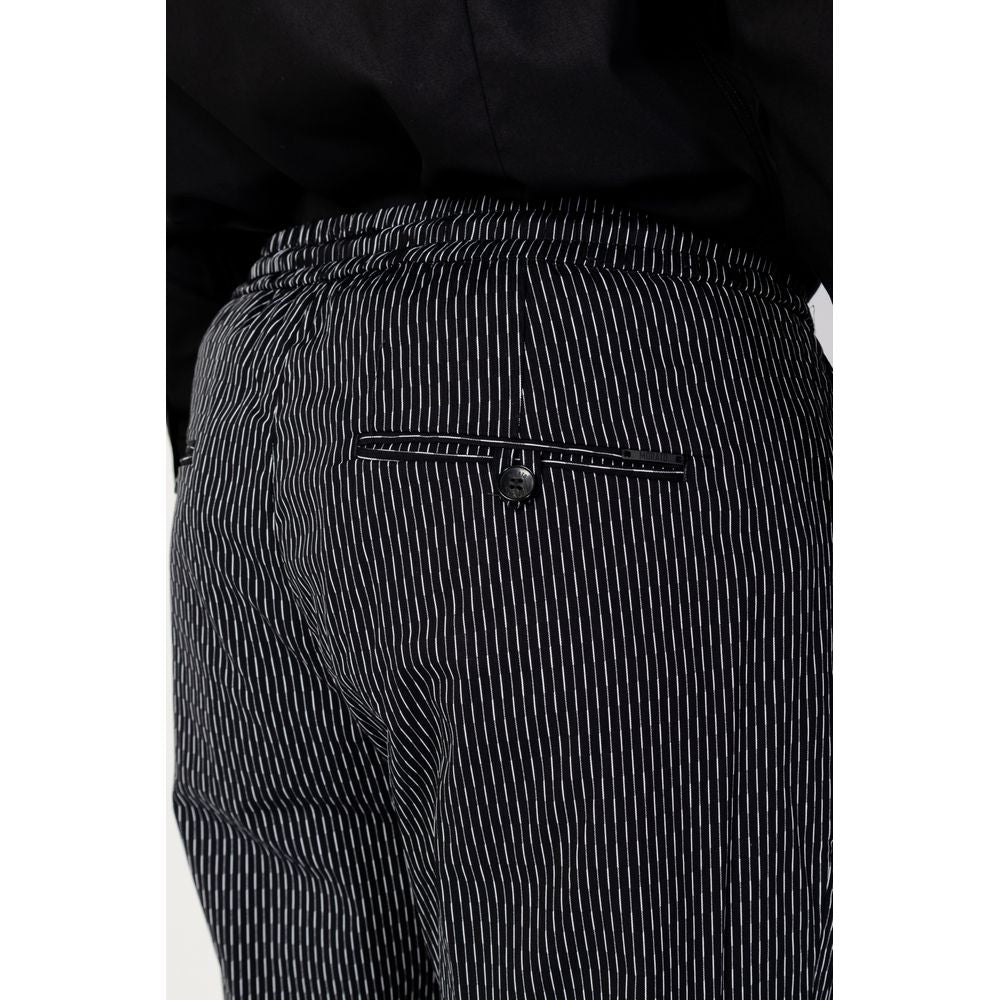 Antony Morato Black Cotton Jeans for Elevated Style