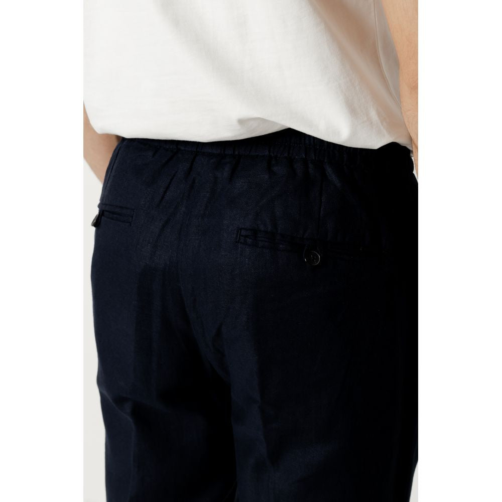 Antony Morato Blue Linen Jeans for Elevated Style