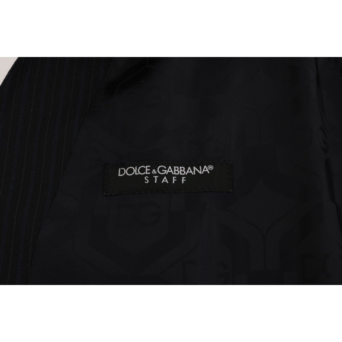 Dolce & Gabbana Black Wool Blend Waistcoat Vest