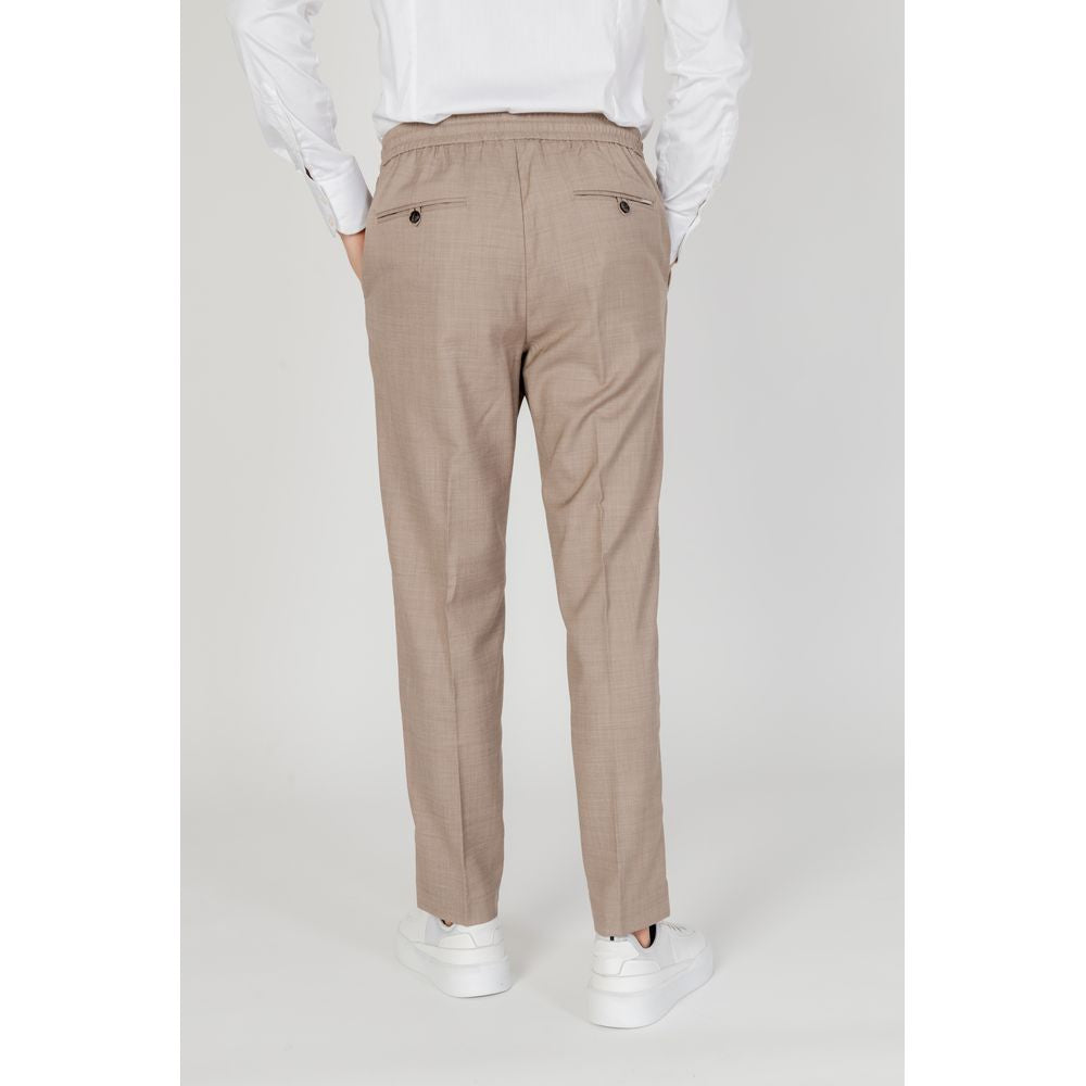 Antony Morato Beige Cotton Jeans & Pant for Elevated Style