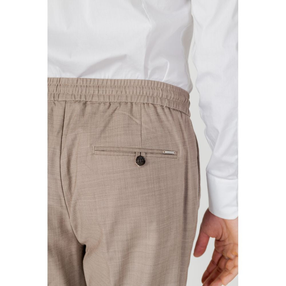 Antony Morato Beige Cotton Jeans & Pant for Elevated Style