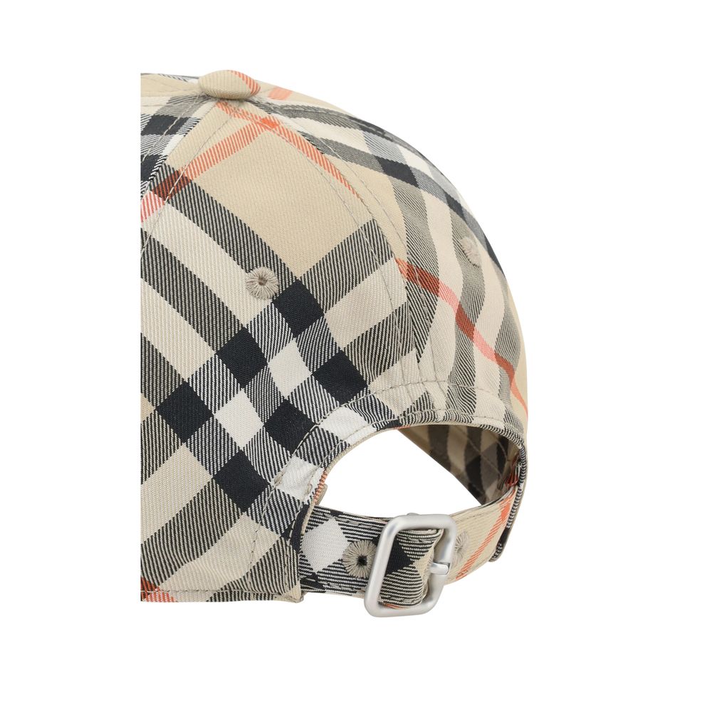 Burberry Beige Cotton Baseball Hat - Iconic Luxury Accessory for Style