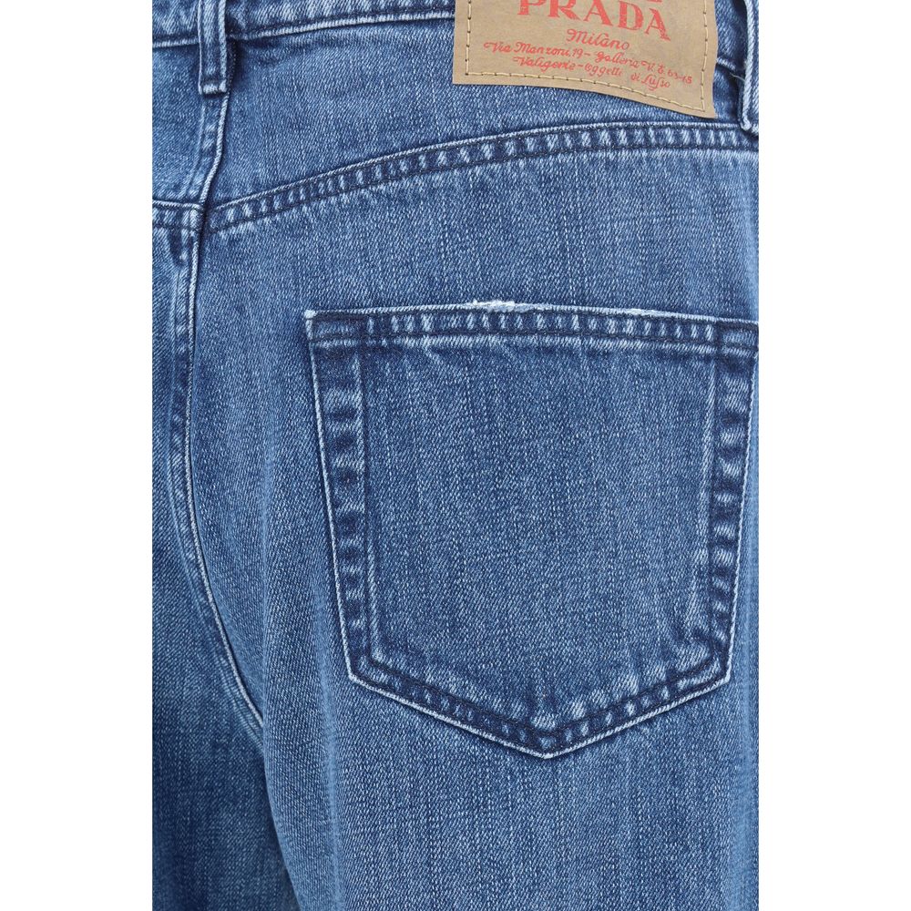 Prada Blue Denim Jeans: Timeless Elegance with Contemporary Flair