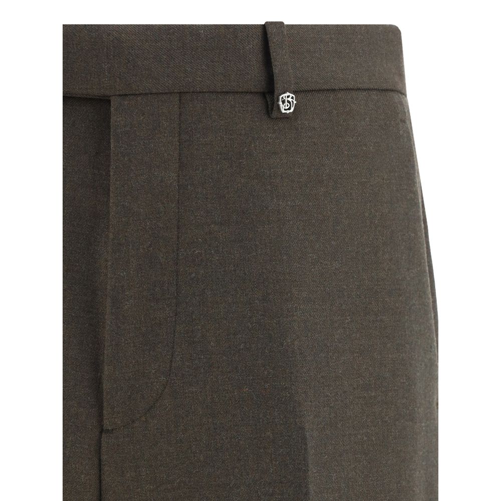 Burberry Grey Wool Trousers: Timeless Elegance in Luxurious Wool