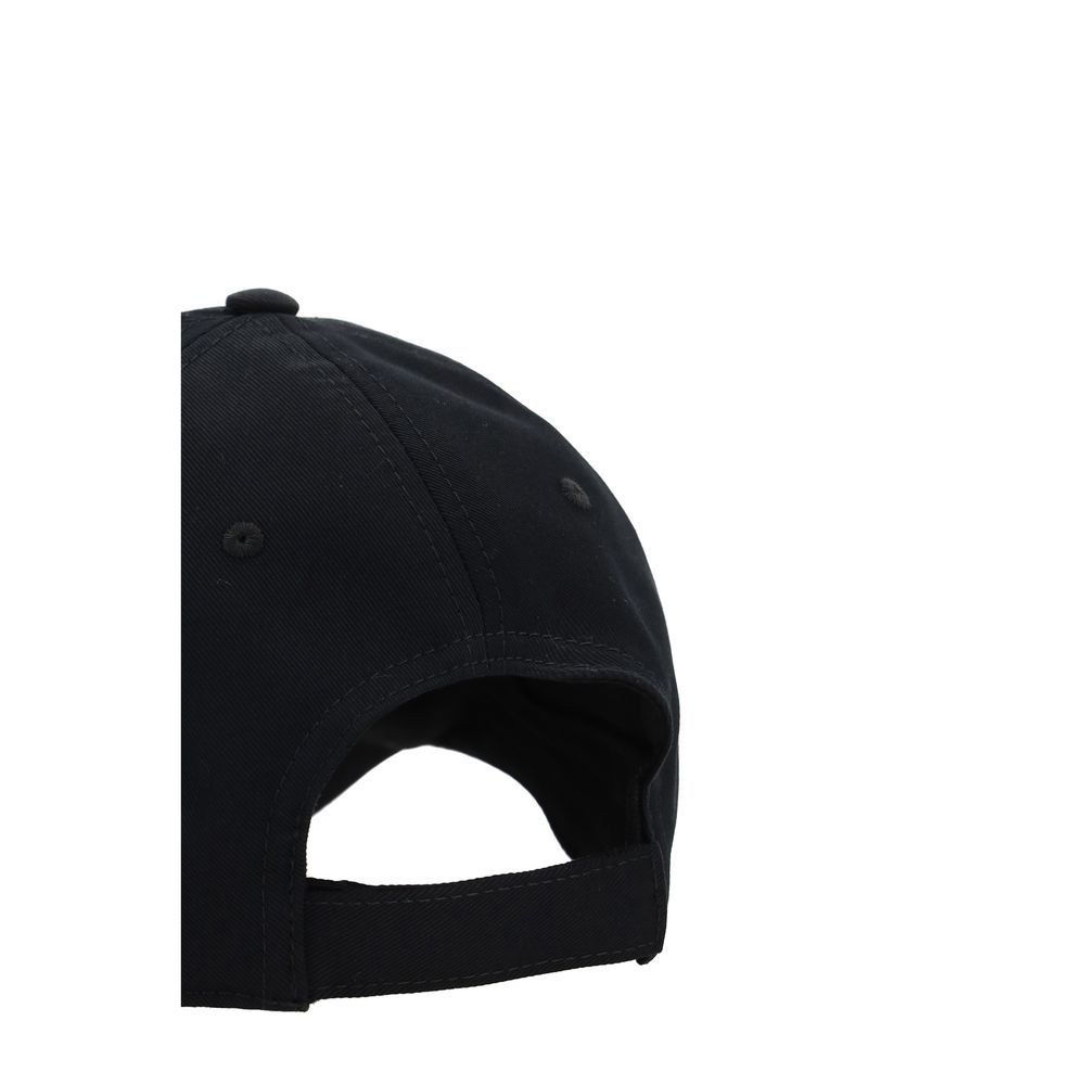 Marni Black Cotton Baseball Hat - Luxurious Contemporary Style Statement