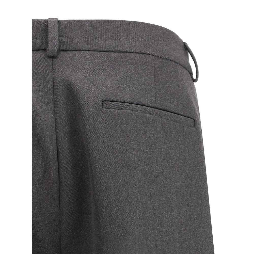 Valentino Navy Virgin Wool Trousers