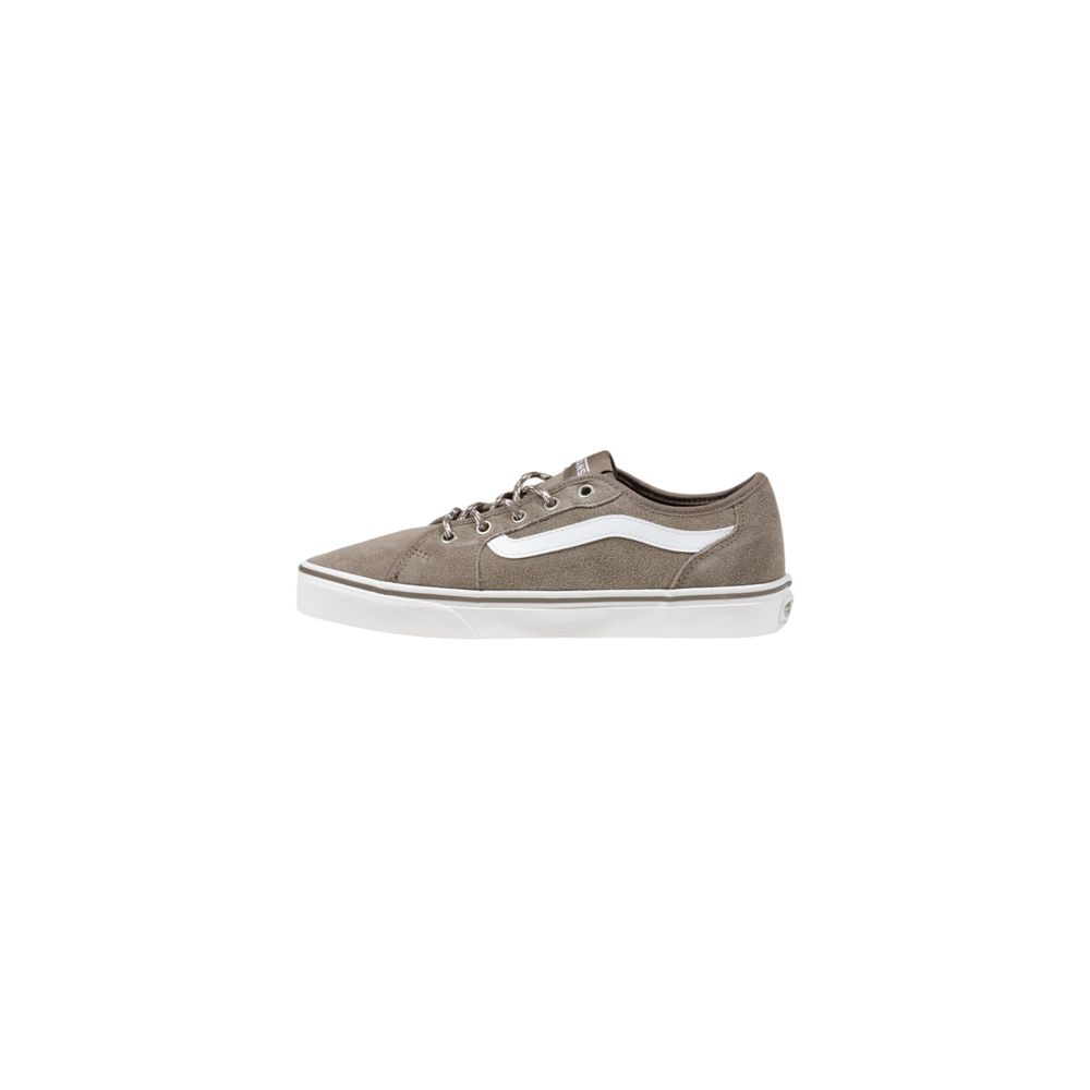 Vans Beige Suede Leather Sneaker for Elevated Style