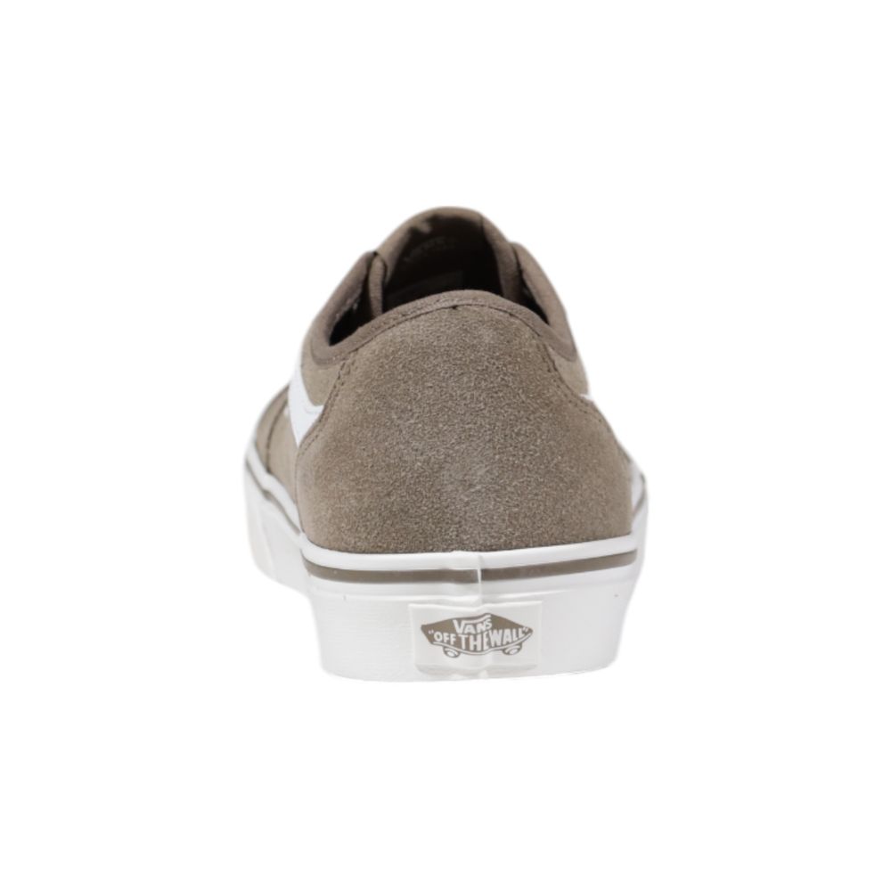 Vans Beige Suede Leather Sneaker for Elevated Style