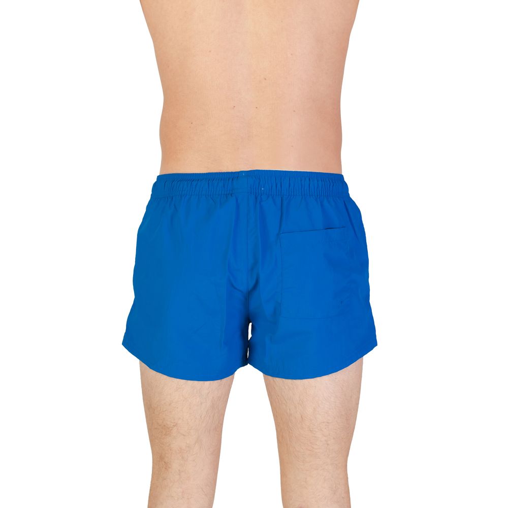 Hamaki-Ho Blue Quick-Dry Fabric Swimwear for Timeless Elegance